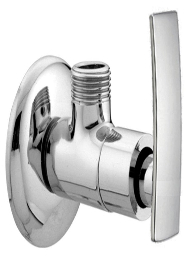 صمام زاوية DRIZZLE النحاسي Artize لإيقاف صنابير الحمامات، وسخانات المياه، وتوصيلات أحواض الغسيل (فضي، تشطيب كروم، 10 × 5 × 5 سم)